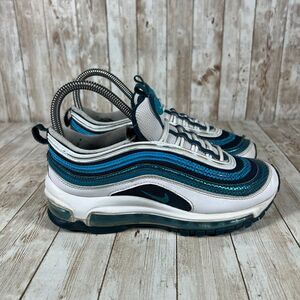 Nike Air Max 97 Athletic Sneaker Blue White Gradient‎ Wave Design 4.5Y Womens 6